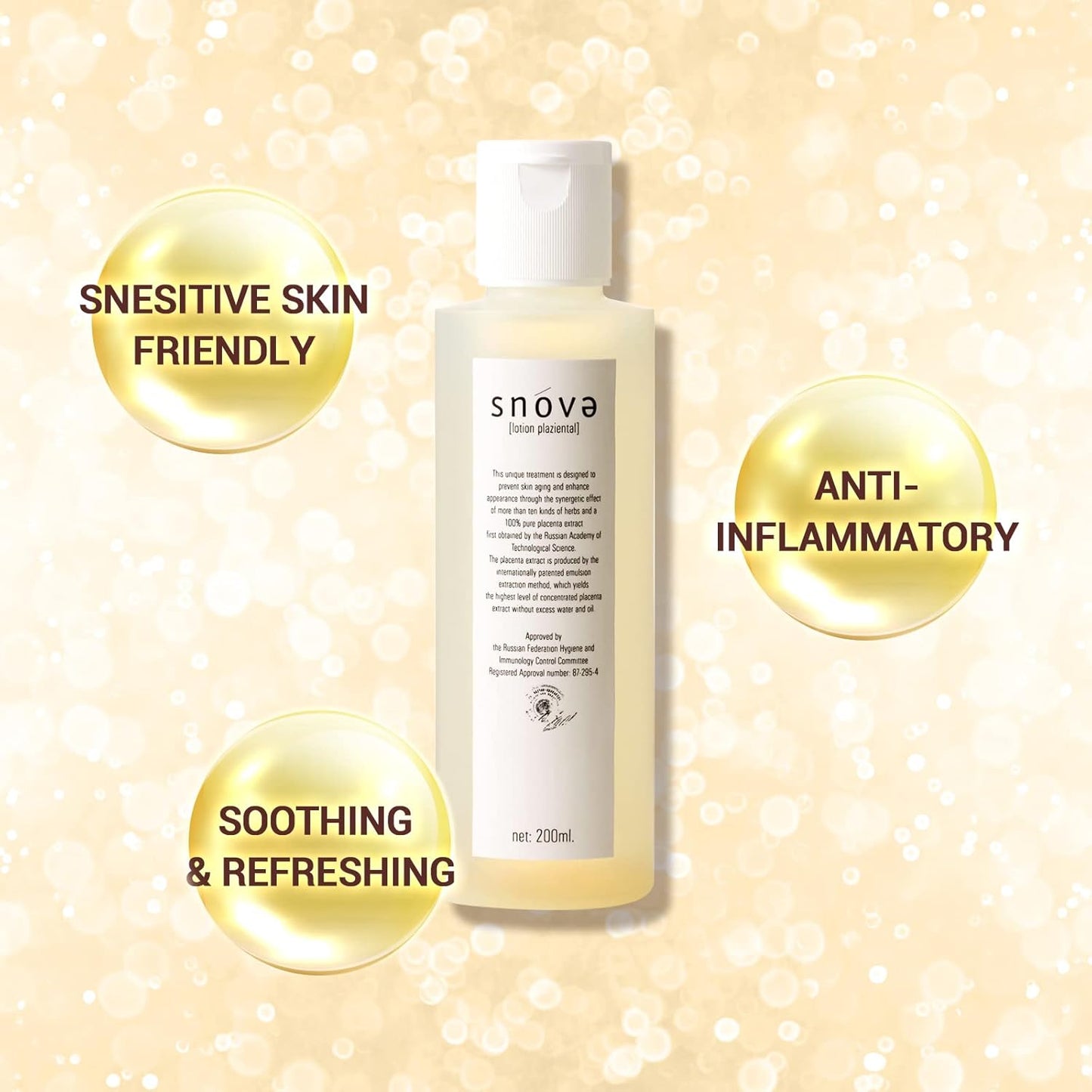 Snova Lotion Plaziental 200ml